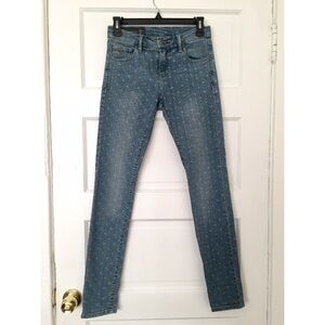A/X Armani Exchange Blue Skinny Jeans